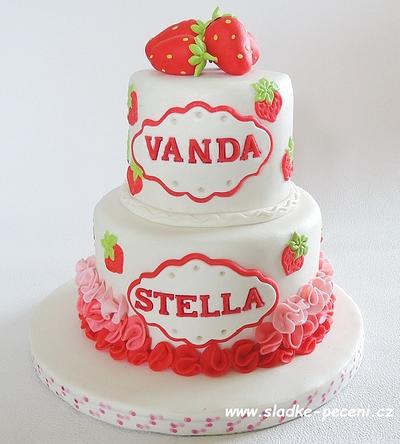 Strawberry Summer Cake - Cake by Zdenka Michnova