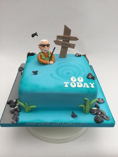 Fishing cake - Cake by Perfect Party Cakes (Sharon Ward)