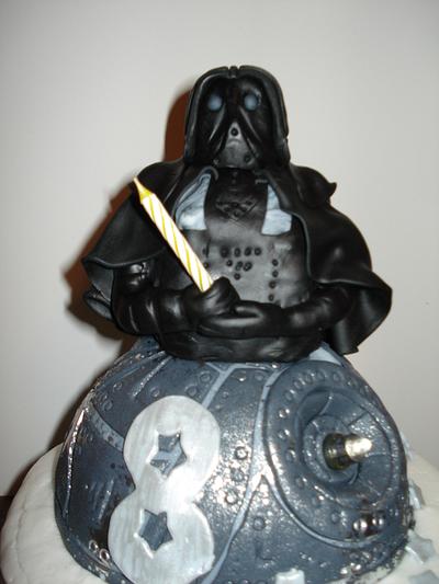 Darth Vader/Death Star - Cake by Chris Jones