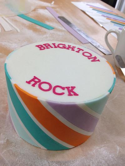 Brighton Rock Cake - Cake by Harrys Cakes