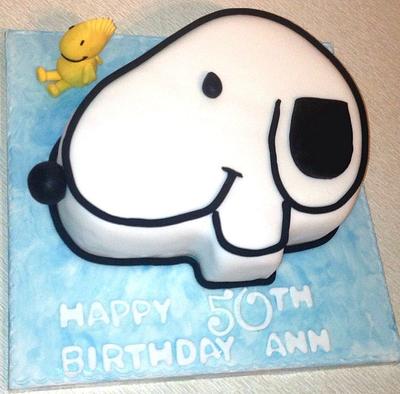 Snoopy and Woodstock cake - Cake by Emmazing Bakes