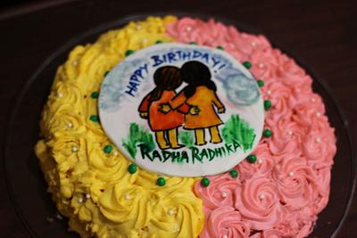 Best Frd theme birthday cake - Cake by Sanchita Tiwari