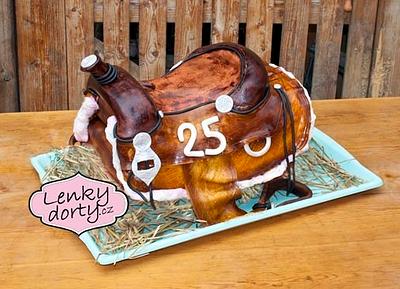 Western saddle - Cake by Lenkydorty
