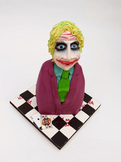 Heath Ledger... Joker - Cake by lorraine mcgarry