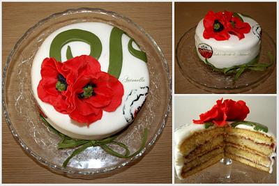 Poppies cake - Cake by Dolci Chicche di Antonella