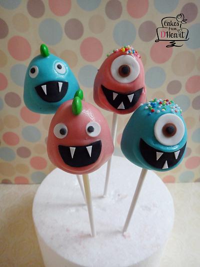 Monster Cakepops - Cake by Cakes from D'Heart