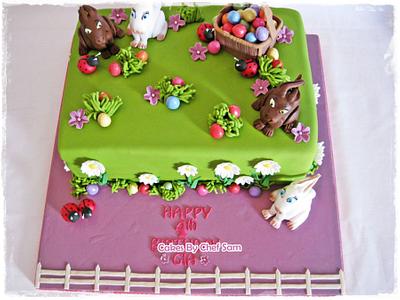 Easter Meadow - Cake by chefsam