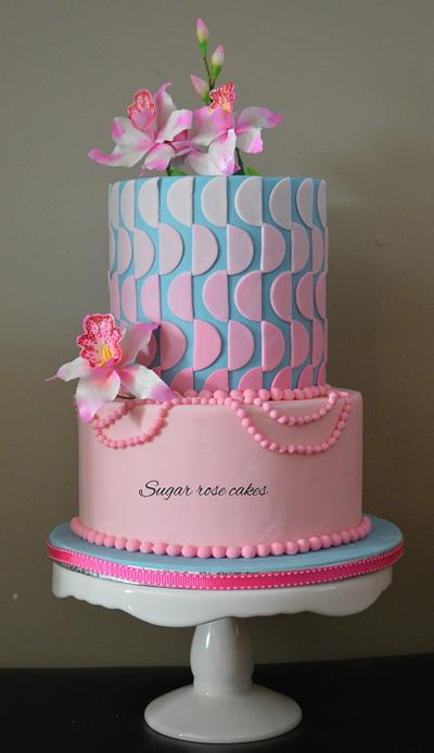 Pink cake - Cake by Inoka (Sugar Rose Cakes)