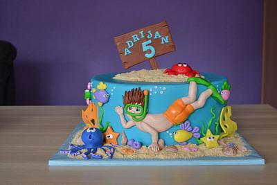  Diver Boy - Cake by Zaklina