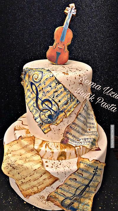 Violin Cake - Cake by Sema Uzun Butik Pasta