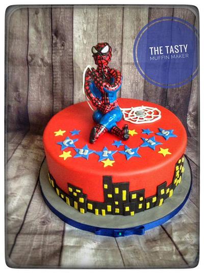 Spiderman  - Cake by Andrea 