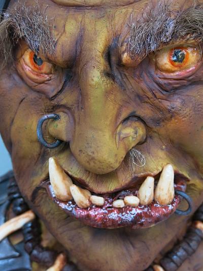 Orc - Cake by Purple Feather Cake Design