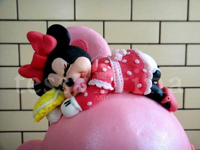 baby minnie mouse cake - Cake by tessatinacakes