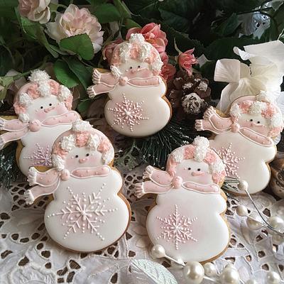 Snow girls - Cake by Teri Pringle Wood