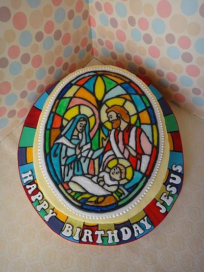 Stained Glass Christmas Cake - Cake by Cakes from D'Heart