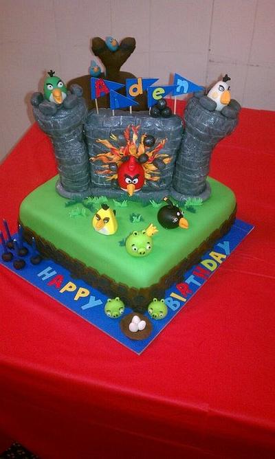 Angry Birds Birthday Cake - Cake by Peggy