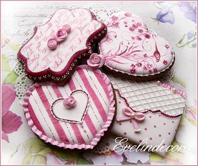 Toile de Jouy cookies - Cake by Evelindecora