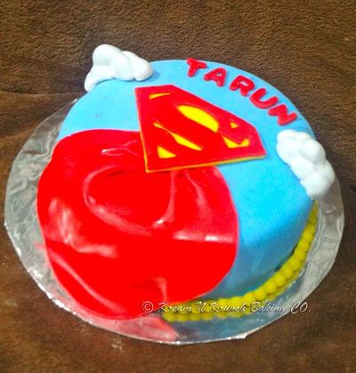 Super Man - Cake by KnKBakingCo