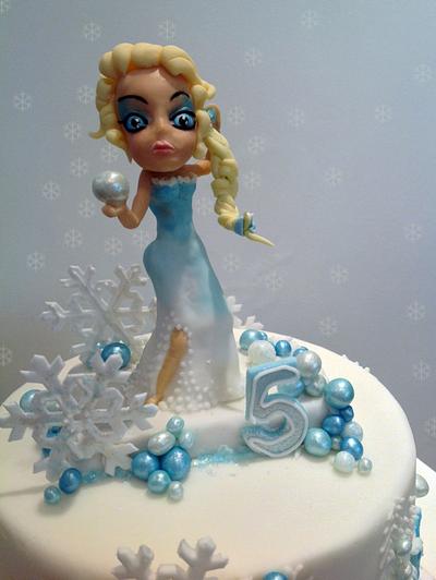 Frozen in Time  - Cake by Alicia's CB