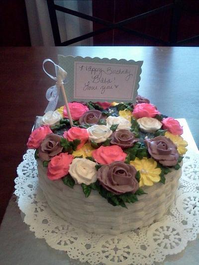 Mother's Day cake - Cake by Charise Viccarone~ The Flour Bouquet Co.