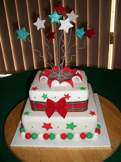 Christmas Centre Piece Cake - Cake by Sarah