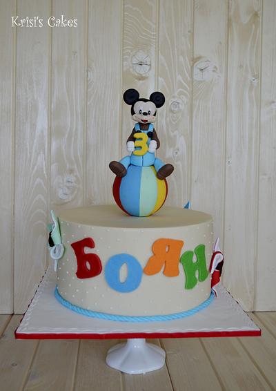Cake kids mickey mouse - Cake by KRISICAKES