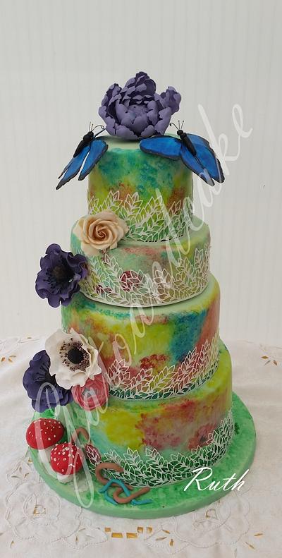Nature wedding cake - Cake by Ruth - Gatoandcake