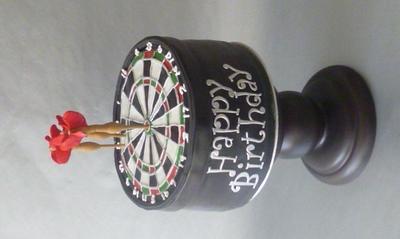 Darts - 60th Birthday - Cake by Essentially Cakes