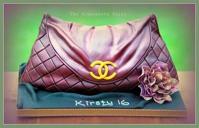 Chanel handbag  - Cake by The Sugarpaste Fairy