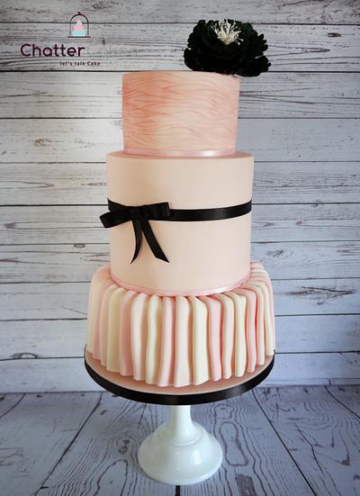 Fashion inspired cake; Valli dress - Cake by Chatter Cakes