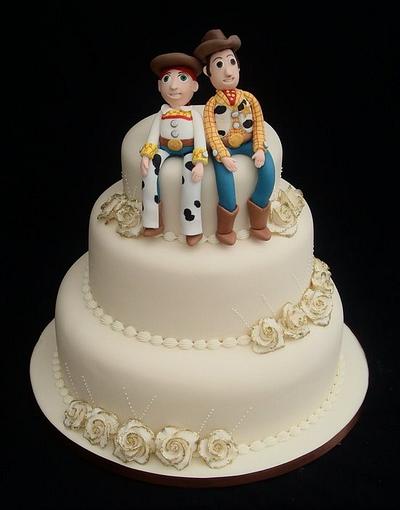 Jessie & Woody Toy Story Wedding Cake - Cake by Ceri Badham