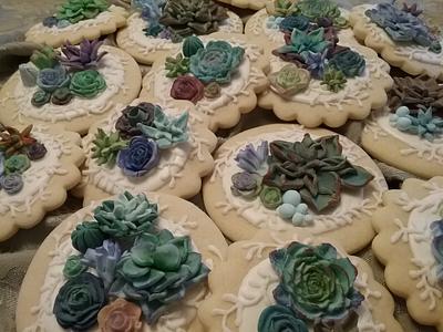 Succulents - Cake by Toadstools