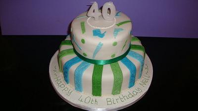 Neils 40th Cake - Cake by Iced Images Cakes (Karen Ker)
