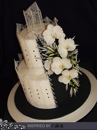 Black and White Cake - Cake by Inspired by Cake - Vanessa