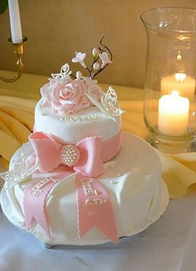 Christening cake - Cake by Eliza