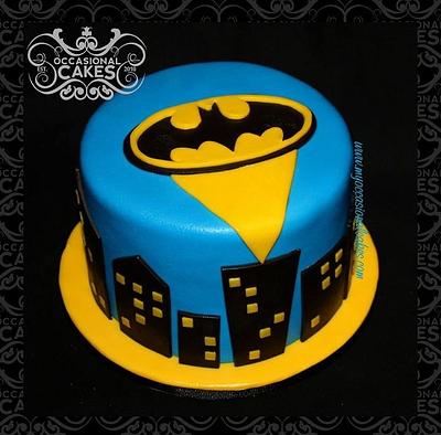 Bat signal  - Cake by Occasional Cakes