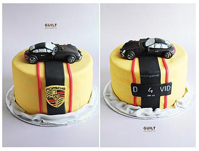 Porsche Cake - Cake by Guilt Desserts