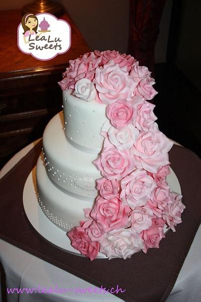 Vintage Wedding Cake  - Cake by Lealu-Sweets