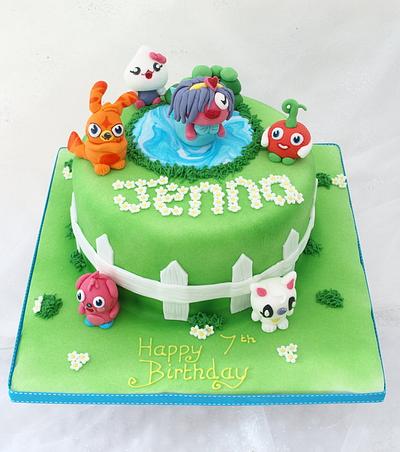 Moshi Monster Garden - Cake by Cakes By Heather Jane