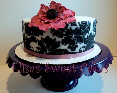 Maria Damask - Cake by Elisa's Sweet Cakes