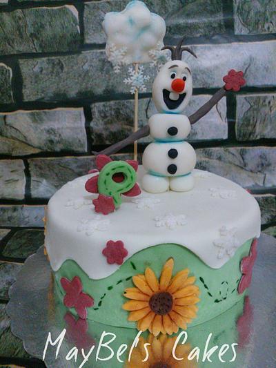 Olaf cake  - Cake by MayBel's cakes