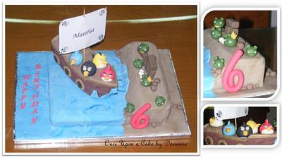 Angry Birds Go Pirating  - Cake by Once Upon a Cake by Dorianne