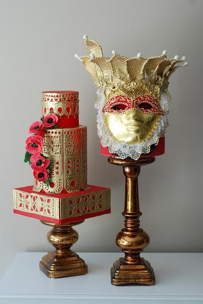 Venetian Mask Cake - Cake by Albena