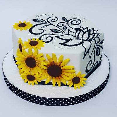 Cake Girasoles - Cake by Nurisscupcakes