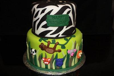 Jungle Birthday - Cake by BoutiqueBaker