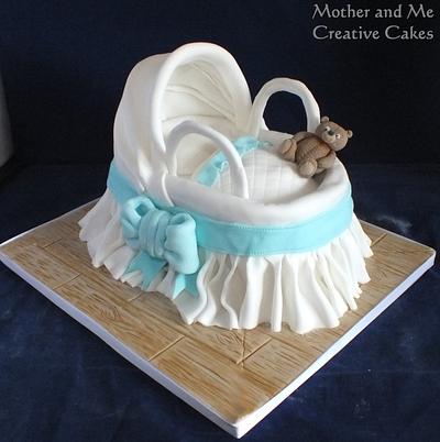 Moses Basket Cake - Cake by Mother and Me Creative Cakes
