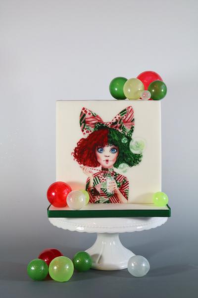 Bubbles all around..... - Cake by tomima