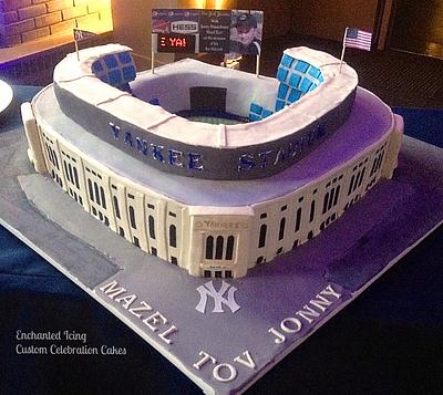 Yankee Stadium Cake - Cake by Enchanted Icing