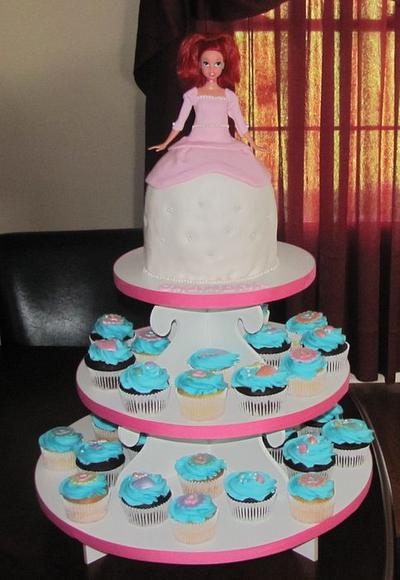 Princess Ariel cupcake tower - Cake by Jaybugs_Sweet_Shop