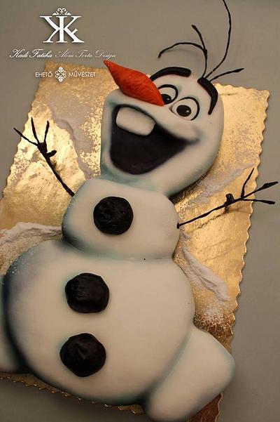 Frozen  Olaf - Cake by Fatiha Kadi